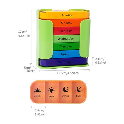 üíä Stay on Track - ‚ú®7-Day Medication Organizer - For Effortless Health Management! üìÖ