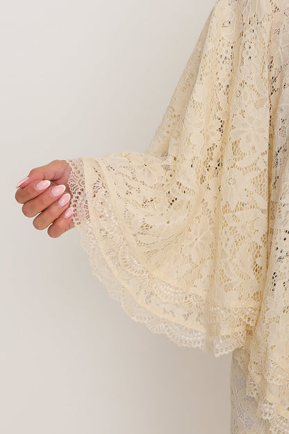 Carmen Lace Top | Cream
