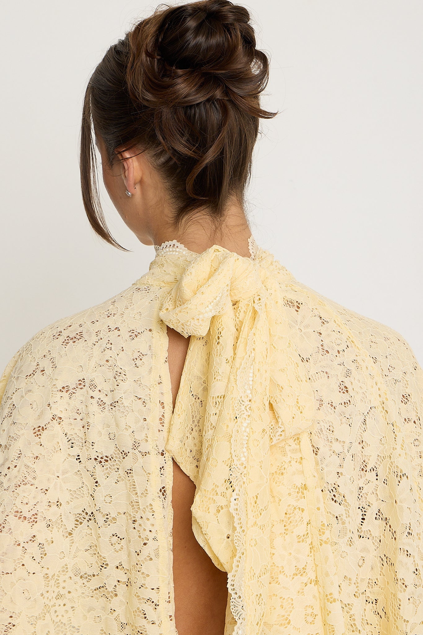 Carmen Lace Top | Lemon