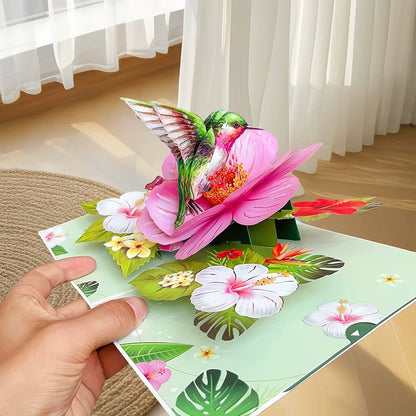 ü¶ã Vibrant 3D  Butterfly & Daisy Pop-Up Greeting Card