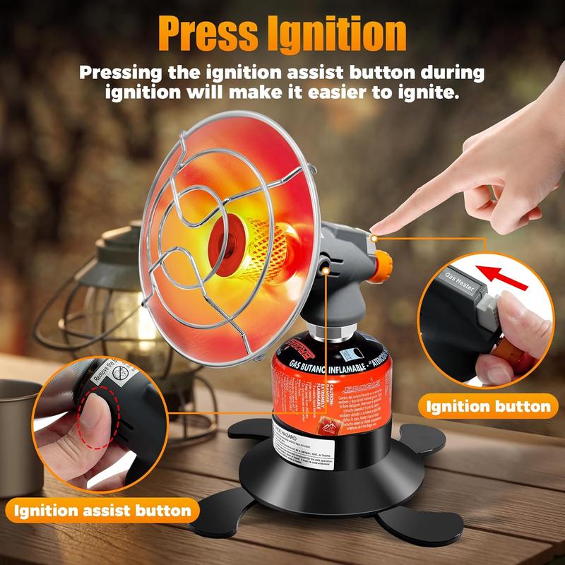Dailyardtool¬Æ Portable Outdoor Heater- Suitable For Outdoor Camping Tent Garage Fishing