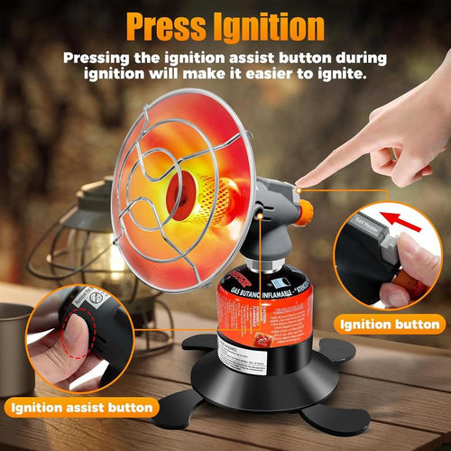Dailyardtool¬Æ Portable Outdoor Heater- Suitable For Outdoor Camping Tent Garage Fishing