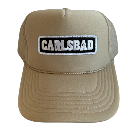 Carlsbad Palm Patch Trucker Hat