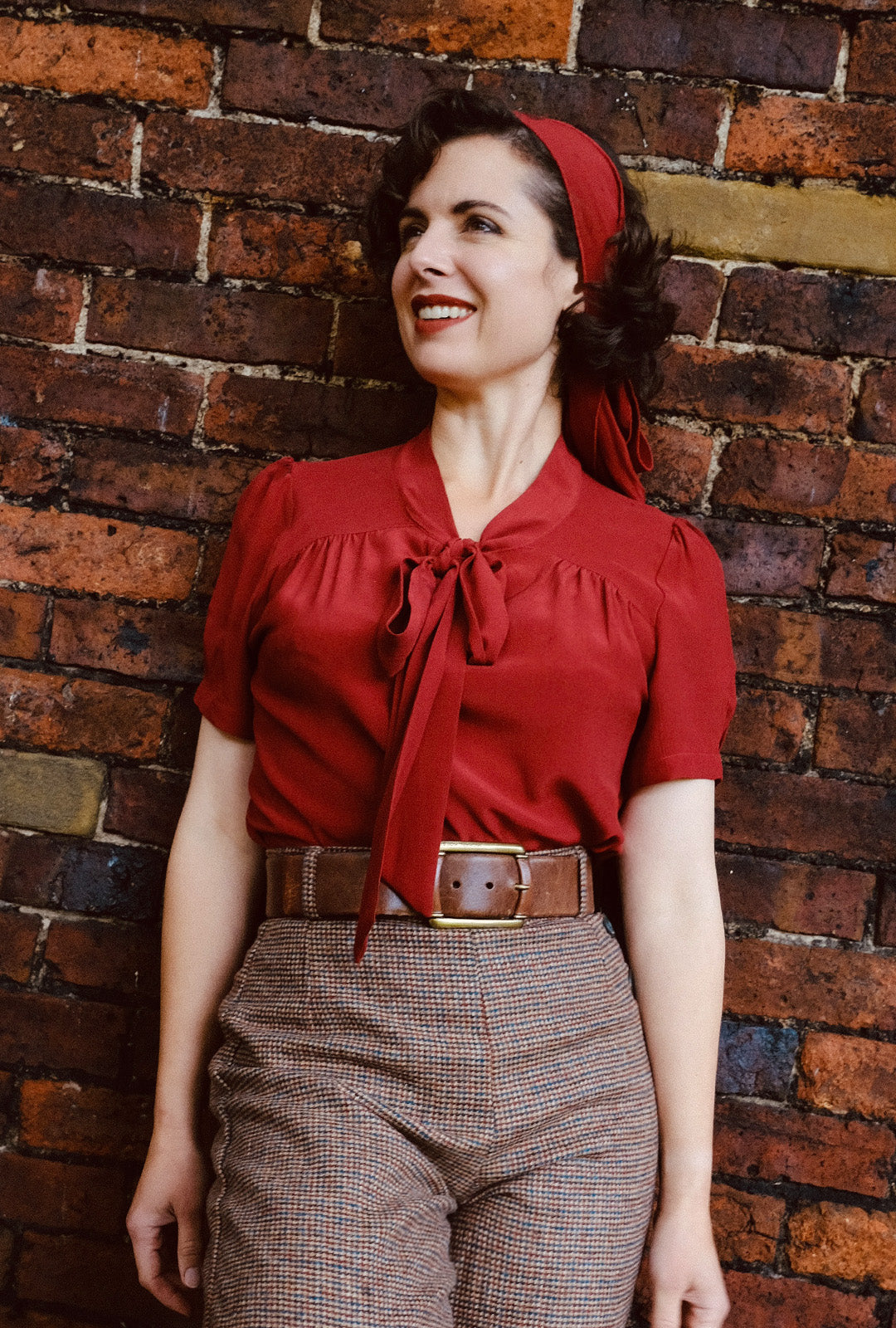 1930s Beau Blouse - Port