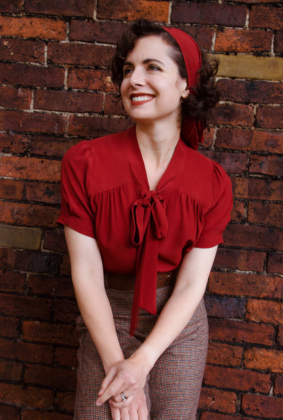 1930s Beau Blouse - Port