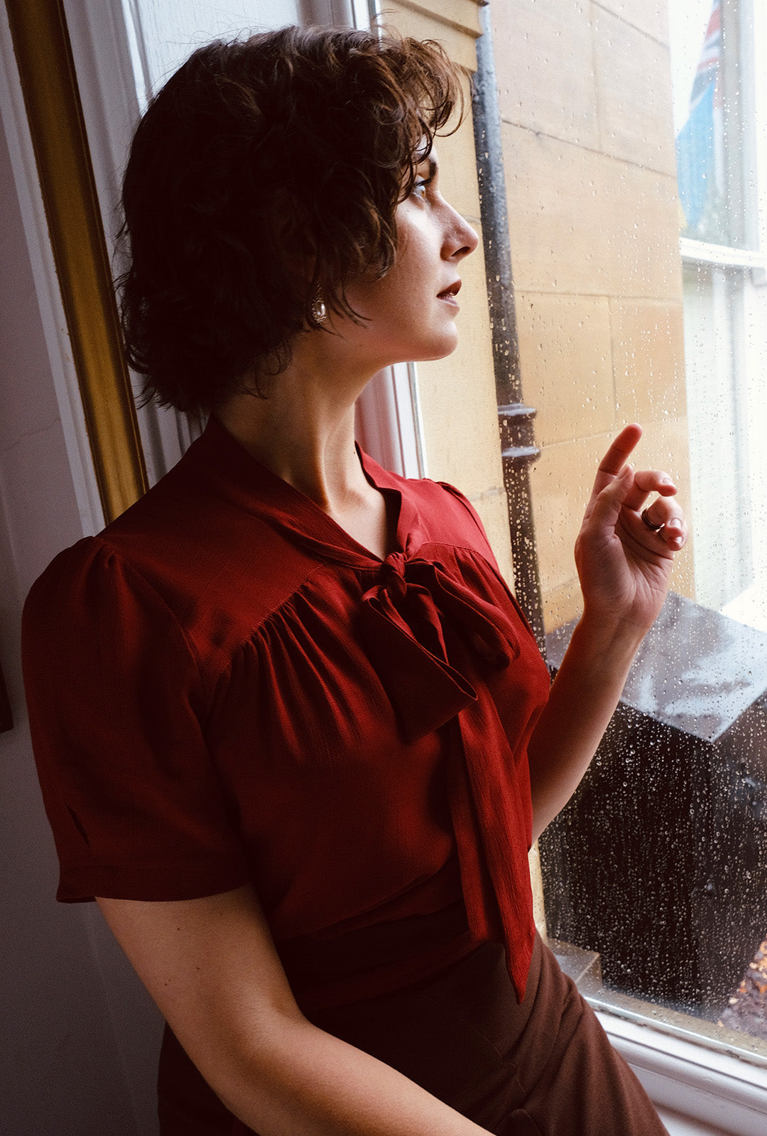 1930s Beau Blouse - Port