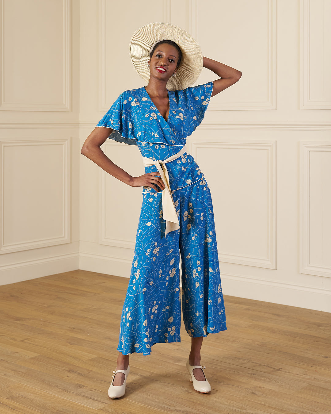 1930s 'Bessie' Wrap Beach Pyjama  - Eden