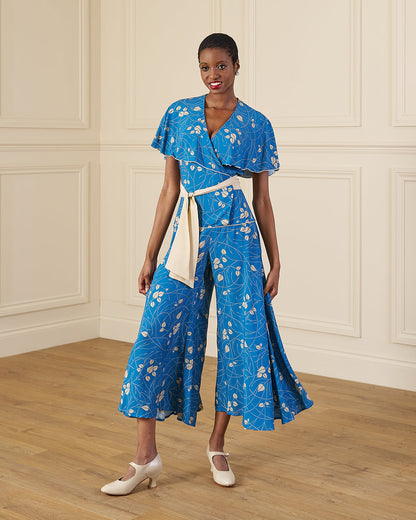 1930s 'Bessie' Wrap Beach Pyjama  - Eden