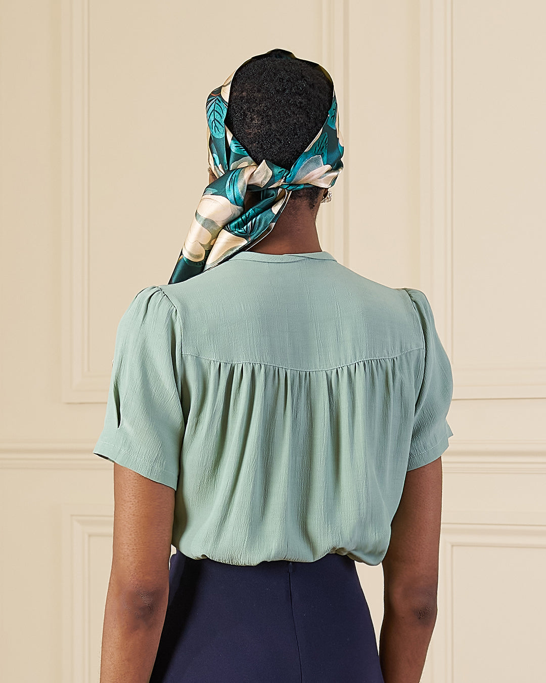 1930s Bonnie Blouse - Duck Egg