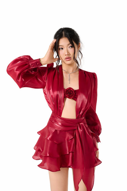 Jasmine Dress - Red