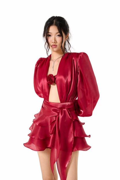 Jasmine Dress - Red