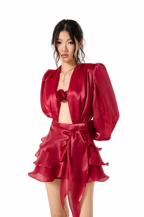 Jasmine Dress - Red