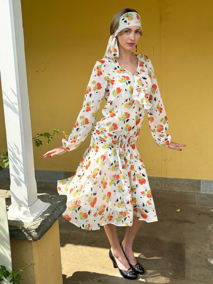 1920s Constance Dress - Golden Haze