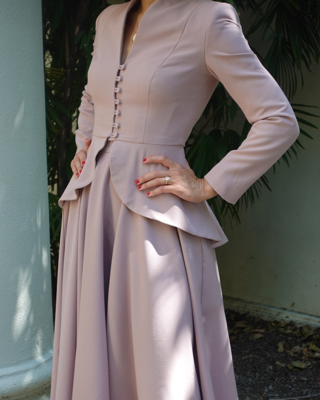 1950s Lilian Jacket - Blush