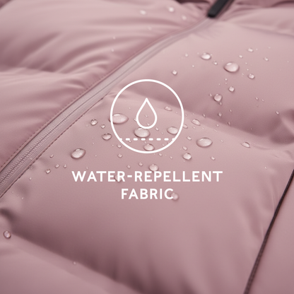 Dina Womens Shower Resistant Insulated Jacket - Mauve