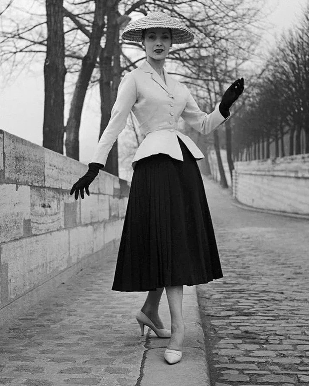 1950s Lilian Jacket - Black
