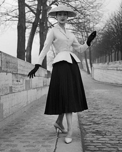 1950s Premium Circle Skirt - Black