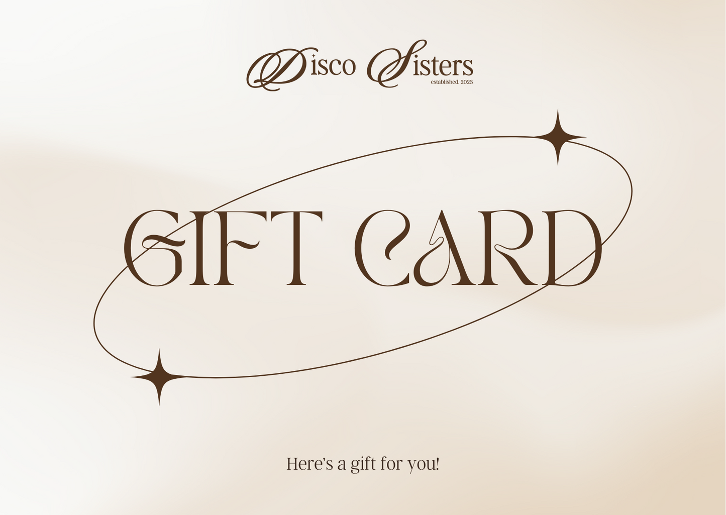 DISCO SISTERS GIFT CARD