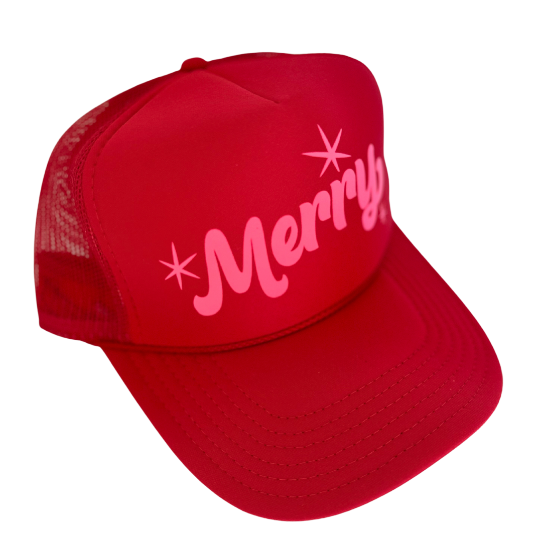 Merry Trucker Hat