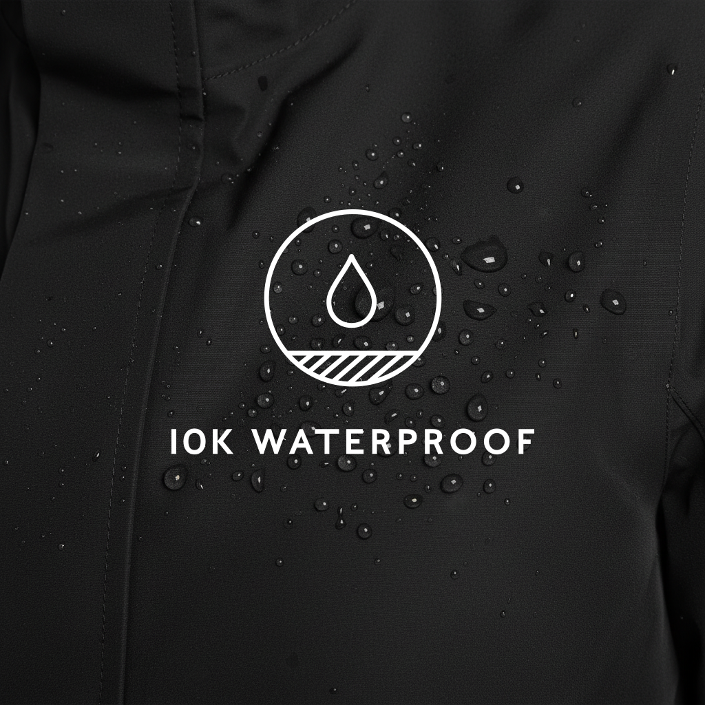 Lyra Womens Waterproof 3in1 Jacket - Black