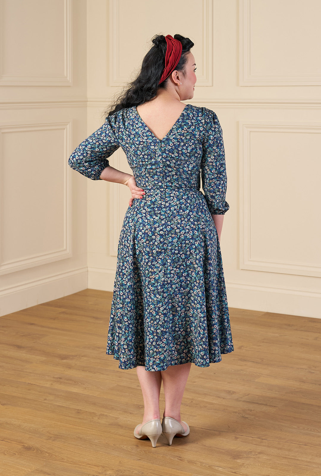 1940s Marian Tea Dress - Marguerite