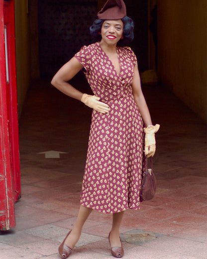 1930s 'Ava' Tea Dress - Diamond Deco