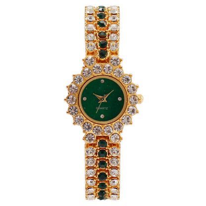Women's Watches Colored Diamond Bracelet Fashionably Diamond-Set British Watches