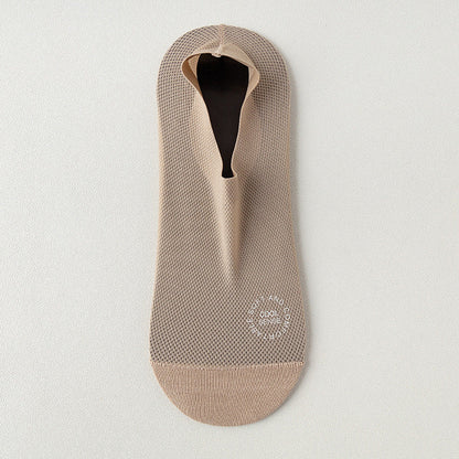 üß¶3-Pair Invisible Grip Socks Pack üß¶Breathable | Low-Cut | Anti-Slip | Sweat-Absorbing