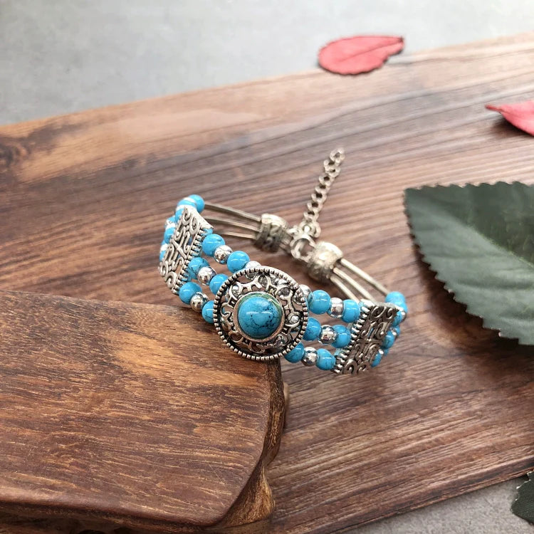 Retro Handmade Stone Bohemian Bracelet