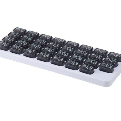 üí™31-Day Detachable Monthly Pill Organizer