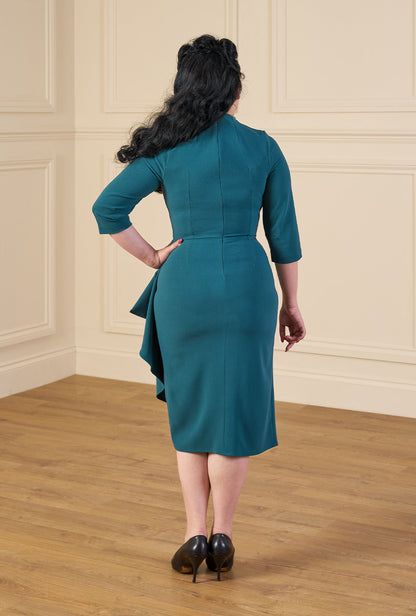 1940s O'Hara Cocktail Dress - Pacific