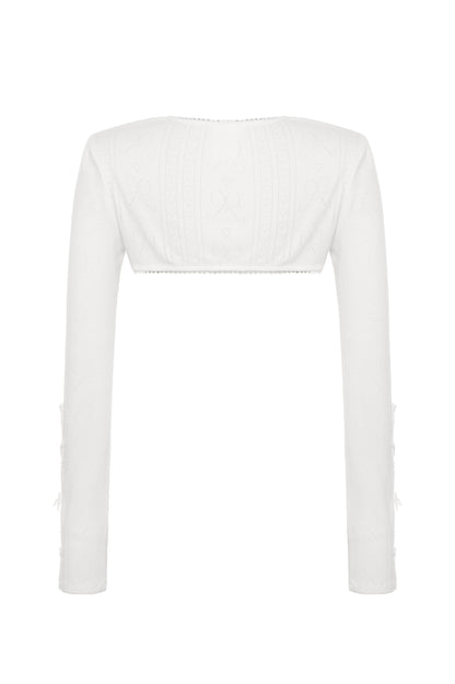 Amelie Bolero - White