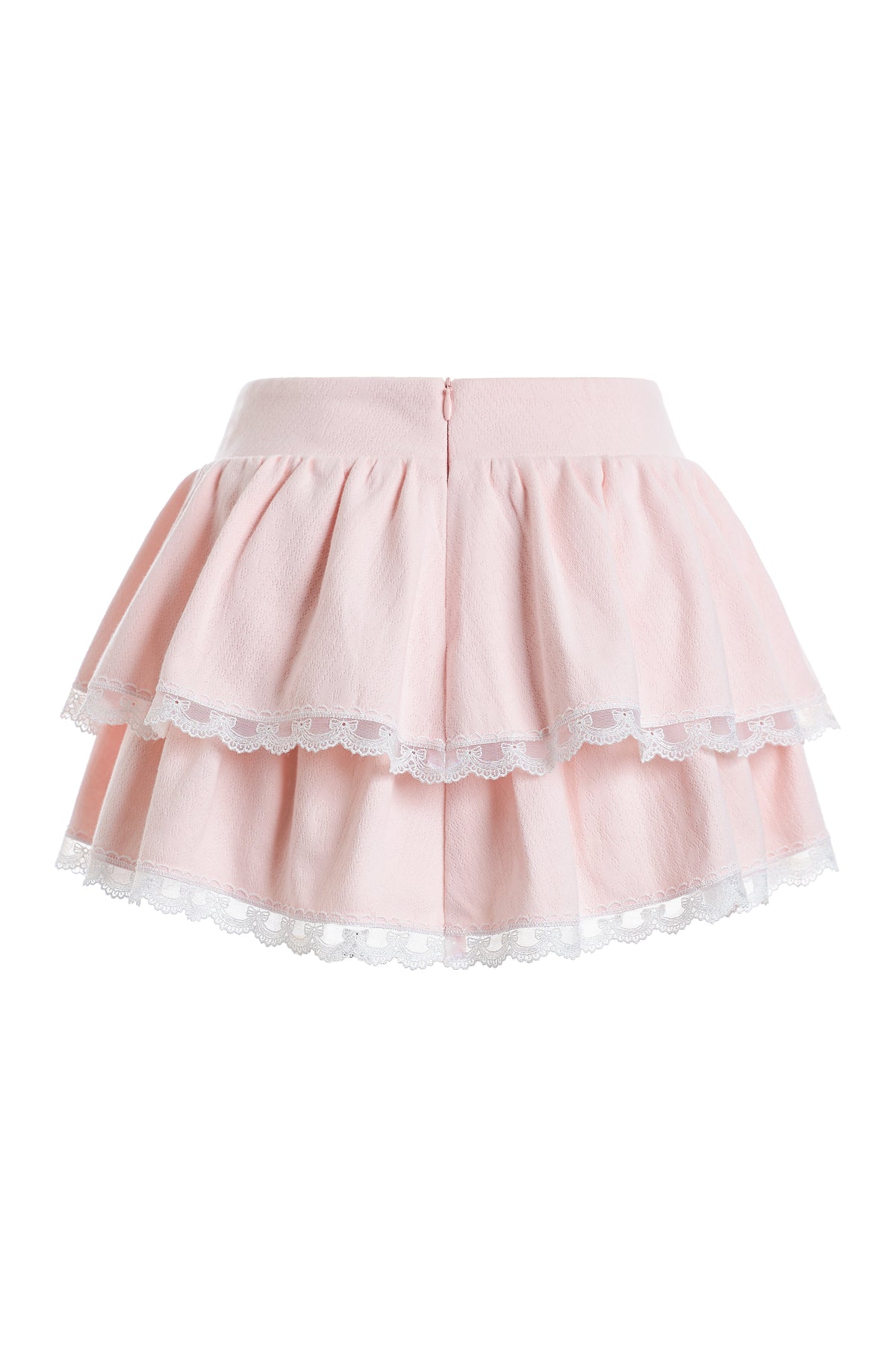 Juliette Ruffle Micro Skirt - Pink