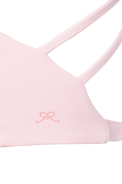 Mia Cross Sport Bra - Pink