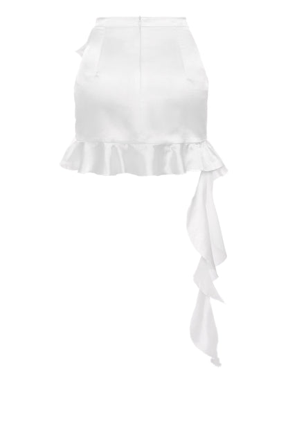 Luccichio Satin Skirt