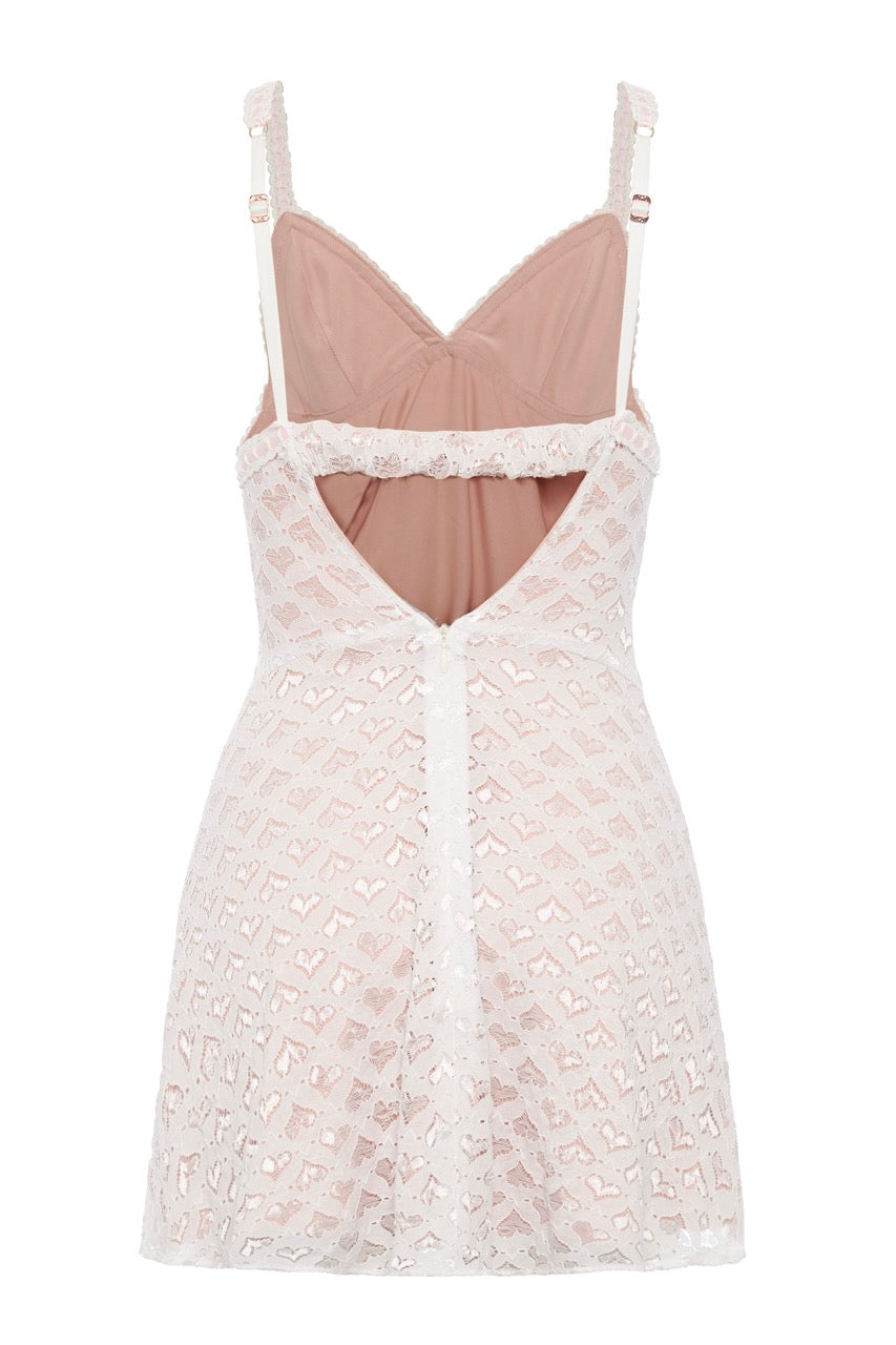 Valentina Lace Micro Dress