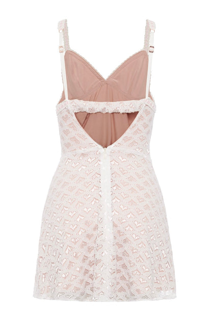 Valentina Lace Micro Dress