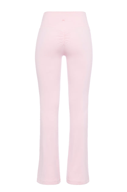 Zoe Petite Scrunch Flare Leggings - Pink