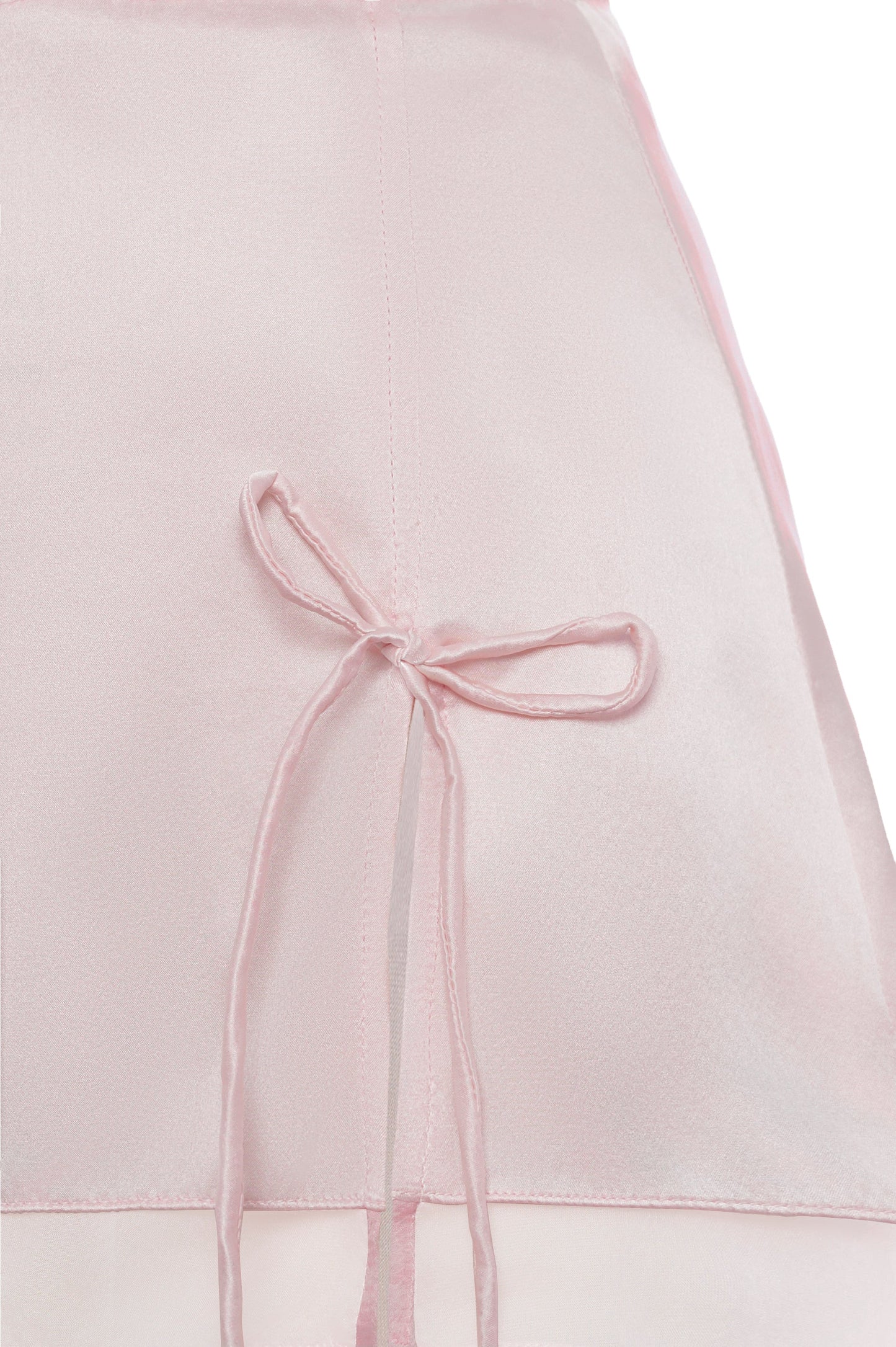 Aria Silk Skirt - Pink