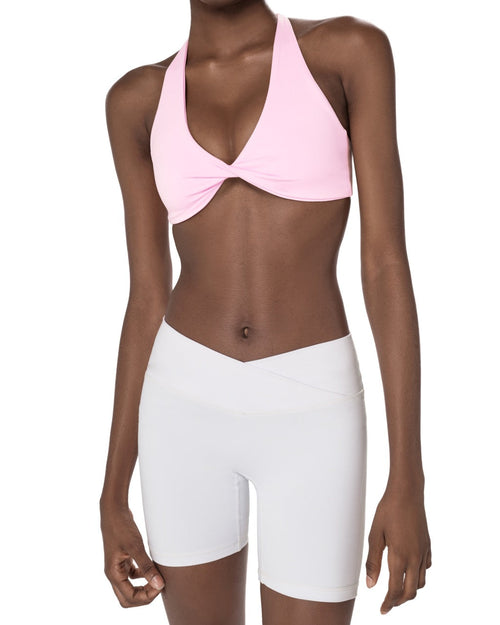 Zoe Scrunch Shorts - White
