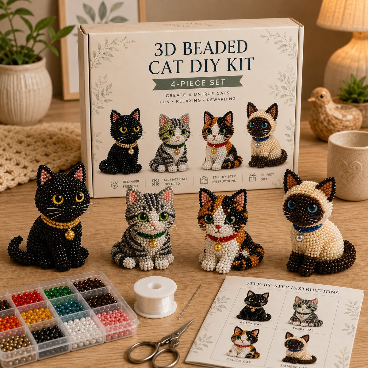 üêæ 3D Beaded Pet DIY Kit