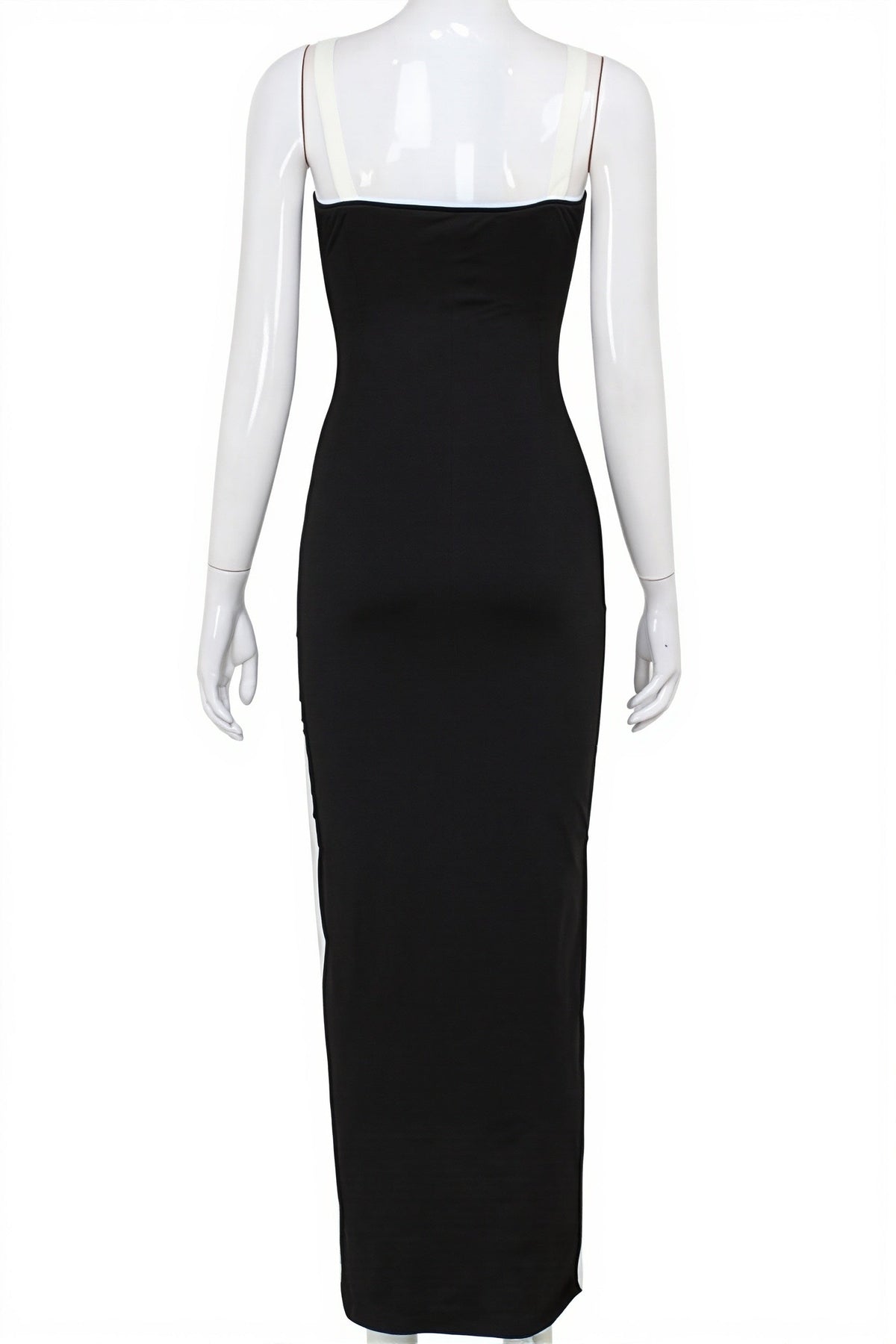 Elegant Patchwork Bow Solid Maxi Dress
