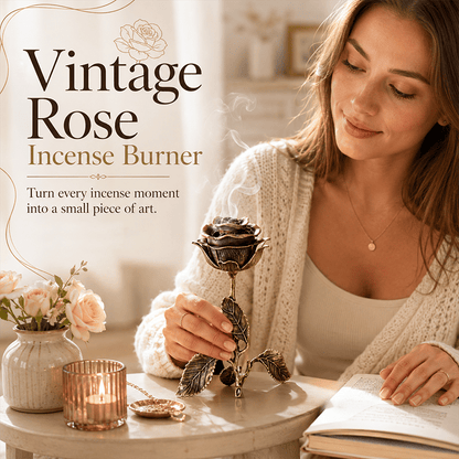 üåπVintage Rose Incense Burner