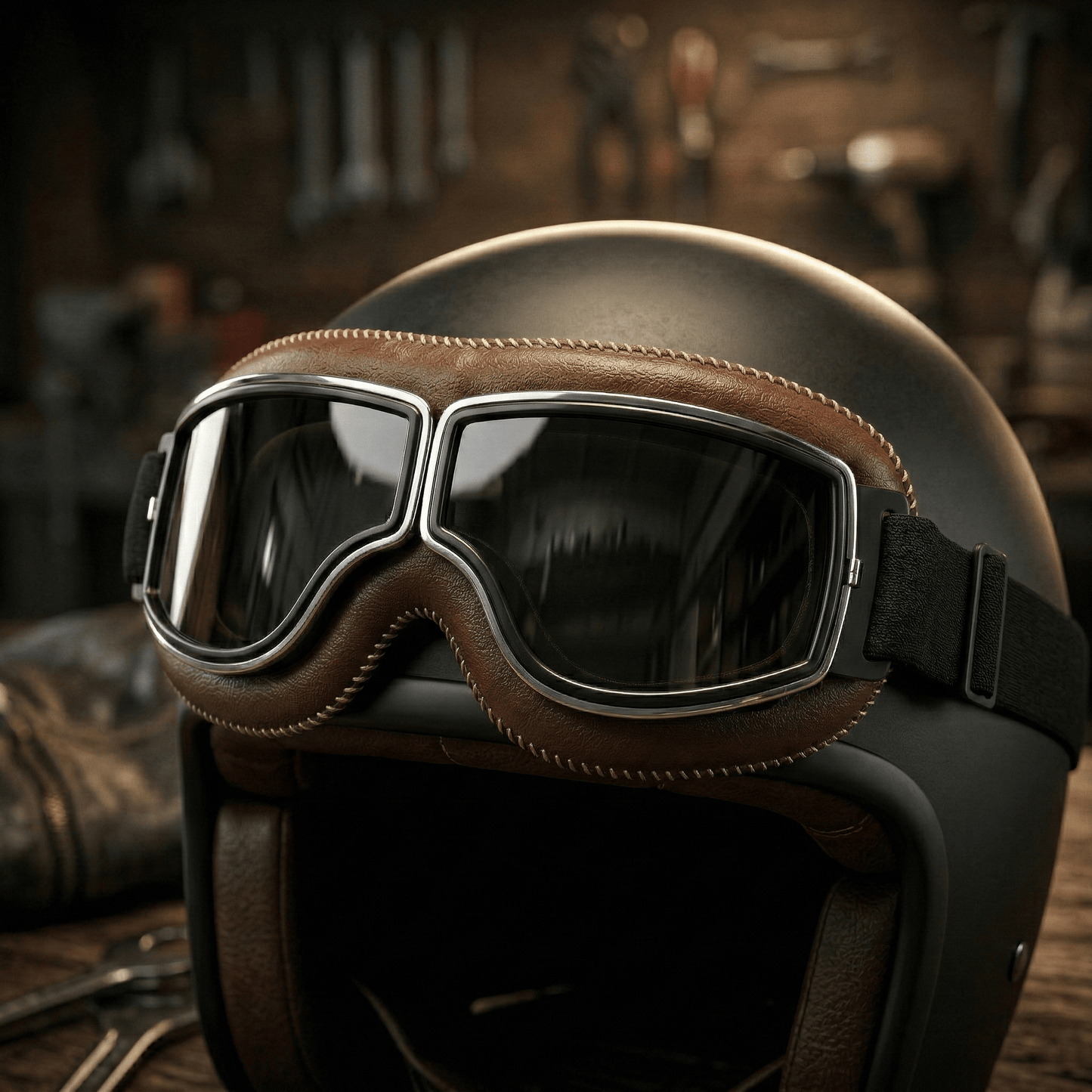 üï∂Ô∏è OTG Vintage Motorcycle Goggles (Fits Over Glasses)