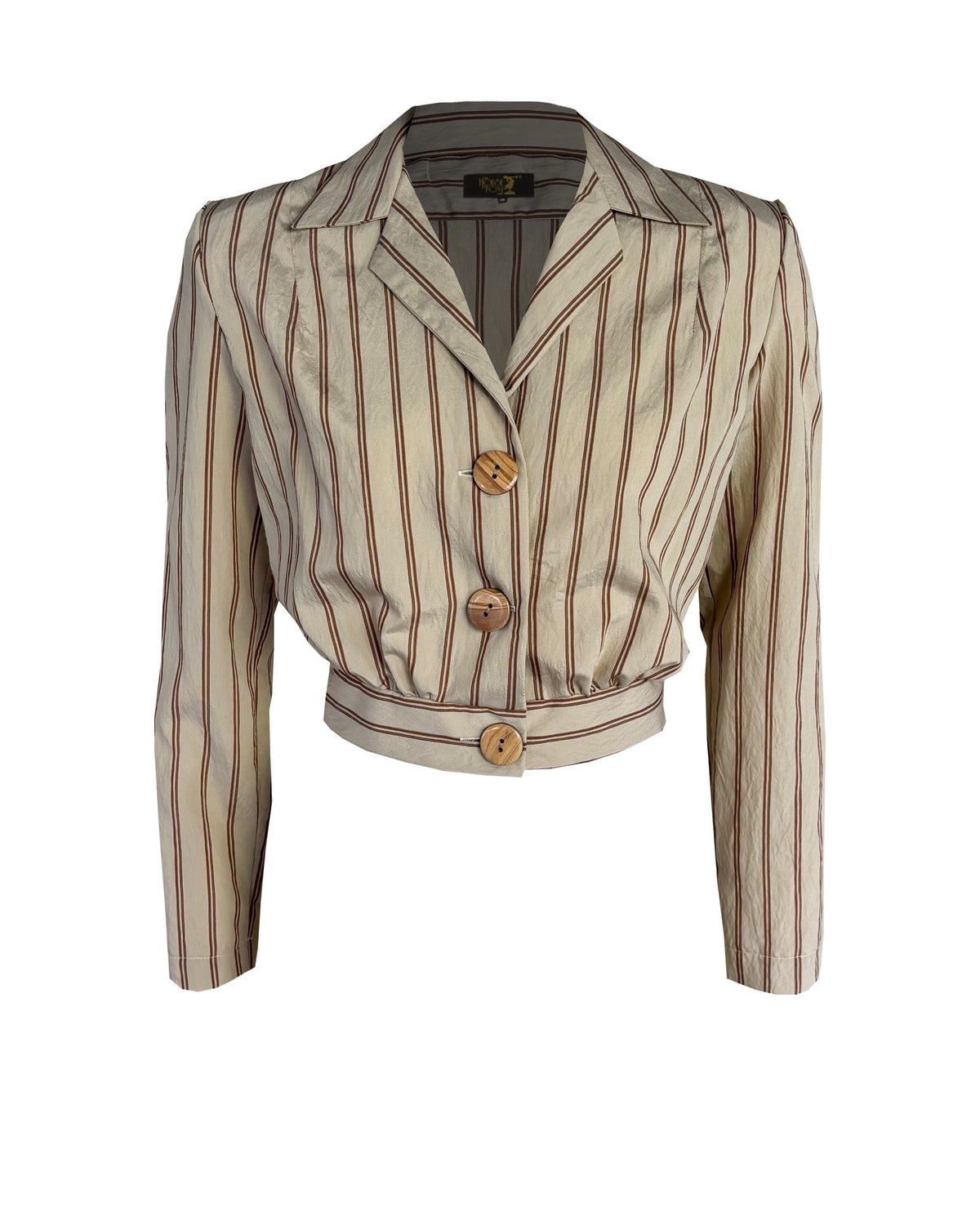 1930s Amelia Blouse - Oakline Stripe