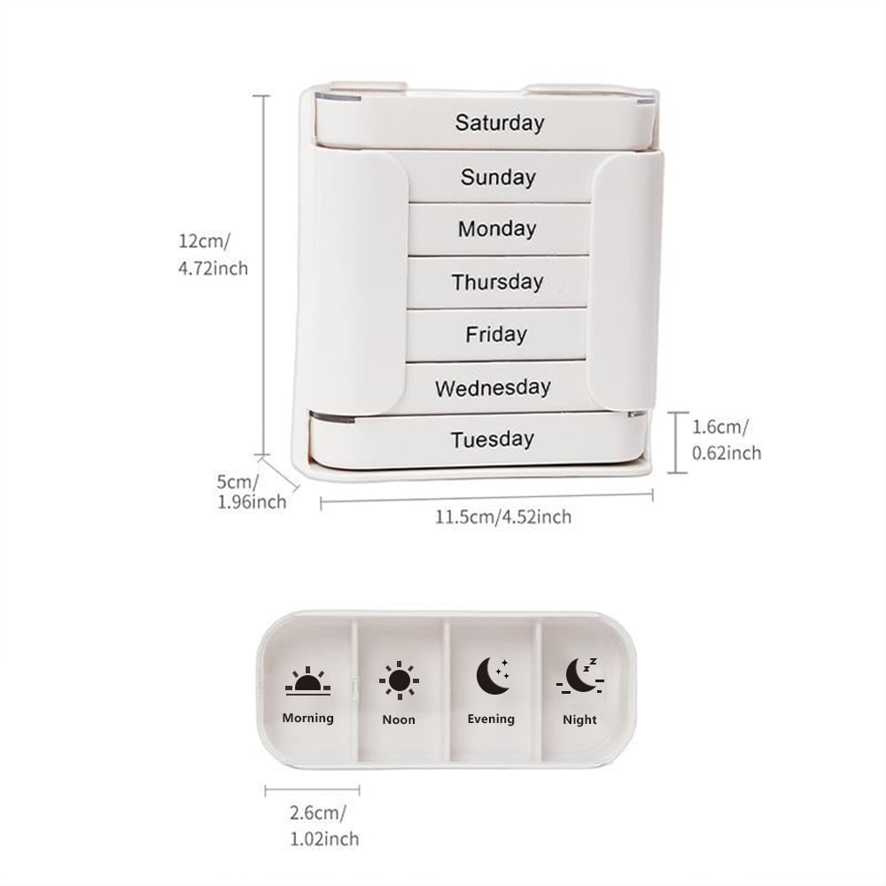 üíä Stay on Track - ‚ú®7-Day Medication Organizer - For Effortless Health Management! üìÖ
