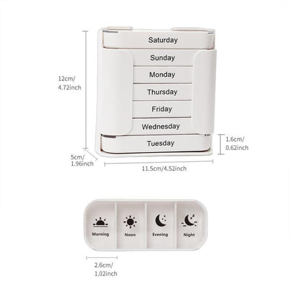 üíä Stay on Track - ‚ú®7-Day Medication Organizer - For Effortless Health Management! üìÖ