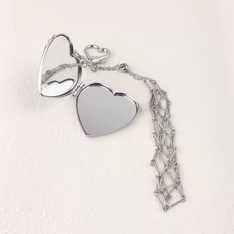üî•‚ú®Lipstick Holder Keychain with Mirror