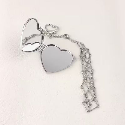 üî•‚ú®Lipstick Holder Keychain with Mirror