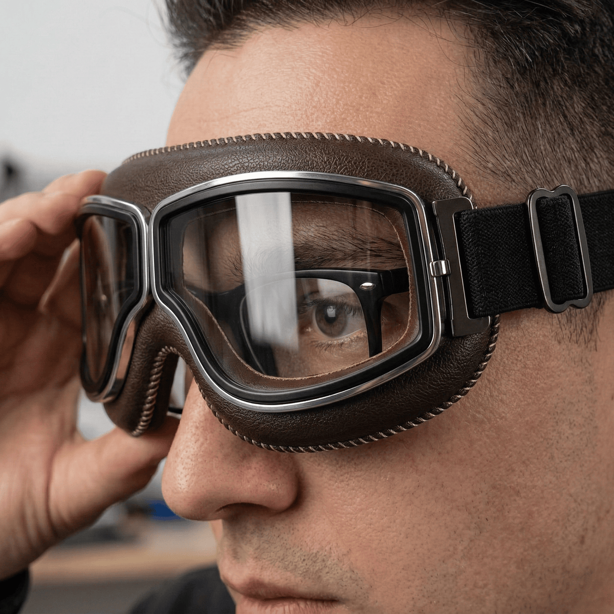 üï∂Ô∏è OTG Vintage Motorcycle Goggles (Fits Over Glasses)